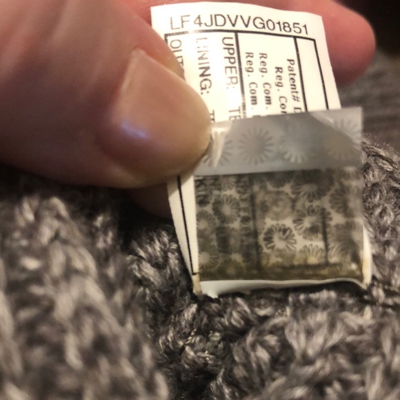 NWOT Sz 8 Ugg Women's Classic Cardy Knit Winter Boots Grey - Picture 16 of 16